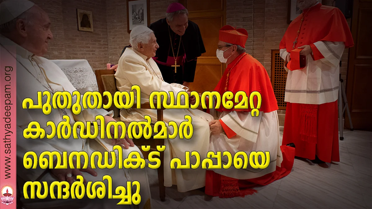 പുതുതായി സ്ഥാനമേറ്റ കാര്ഡിനല്മാര് ബെനഡിക്ട് പാപ്പായെ സന്ദര്ശിച്ചു