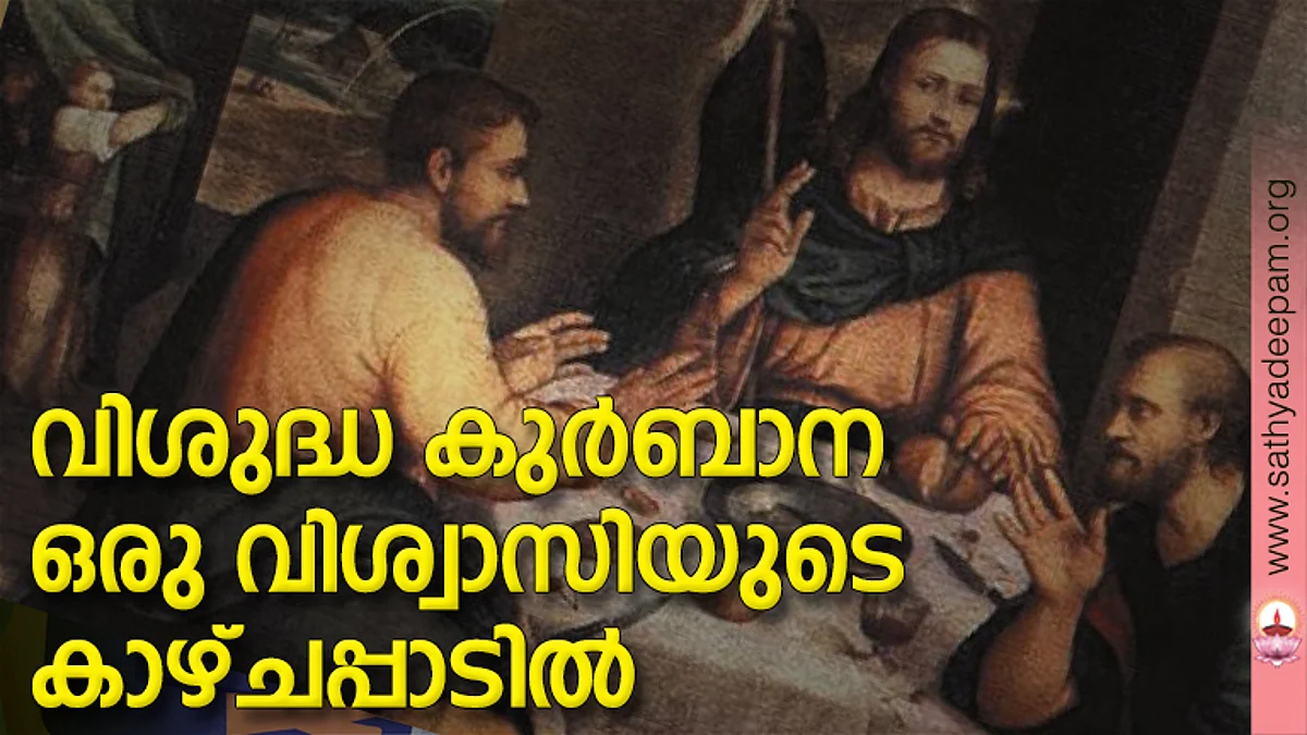 വിശുദ്ധ കുര്ബാന ഒരു വിശ്വാസിയുടെ കാഴ്ചപ്പാടില്
