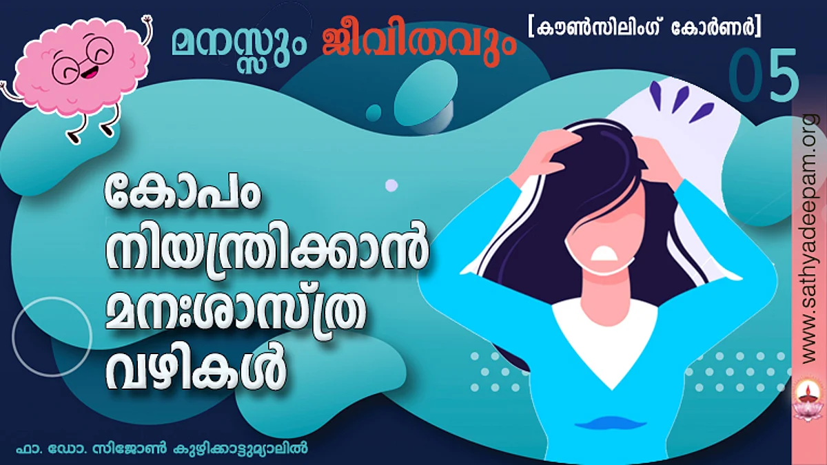 കോപം നിയന്ത്രിക്കാന് മനഃശാസ്ത്ര വഴികള്