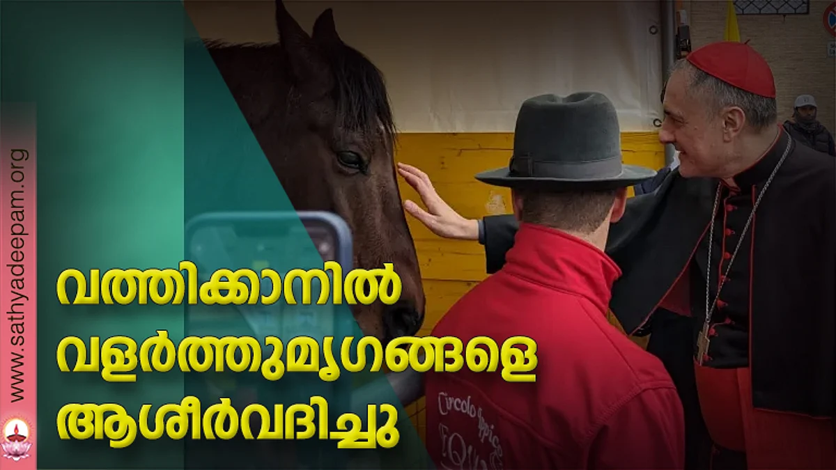 വത്തിക്കാനില് വളര്ത്തുമൃഗങ്ങളെ ആശീര്വദിച്ചു