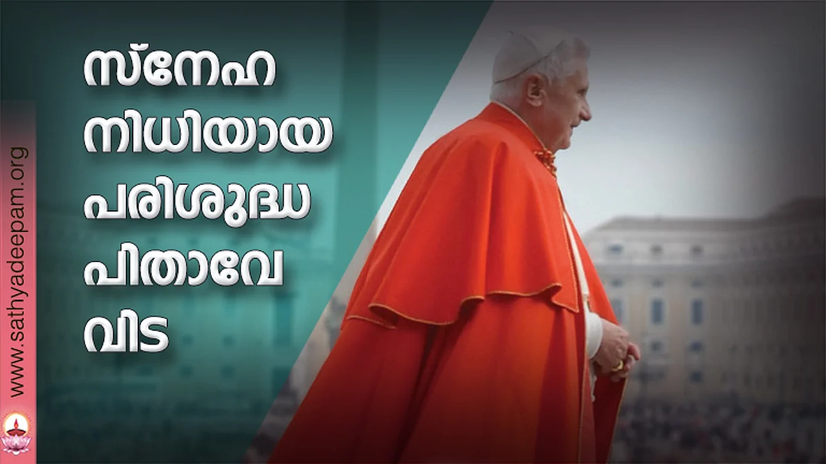 സ്നേഹനിധിയായ പരിശുദ്ധ പിതാവേ വിട