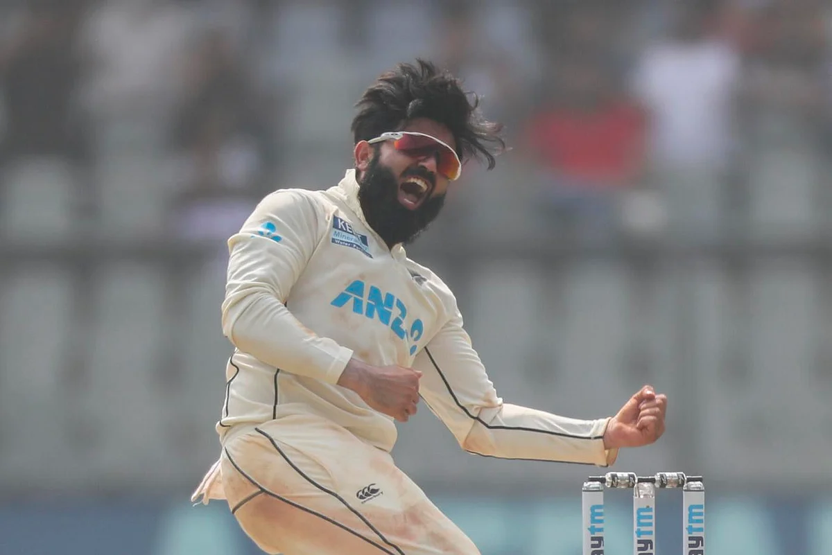 New Zealand Bowler Ajaz Patel blasted in Mumbai, Created history by taking 10 Wickets