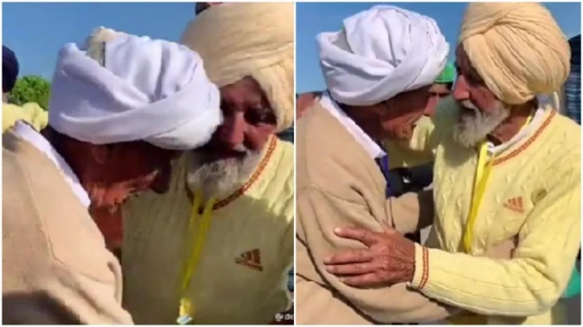 Two Brothers Separated during Partition meet after 74 Years through Kartarpur Corridor
