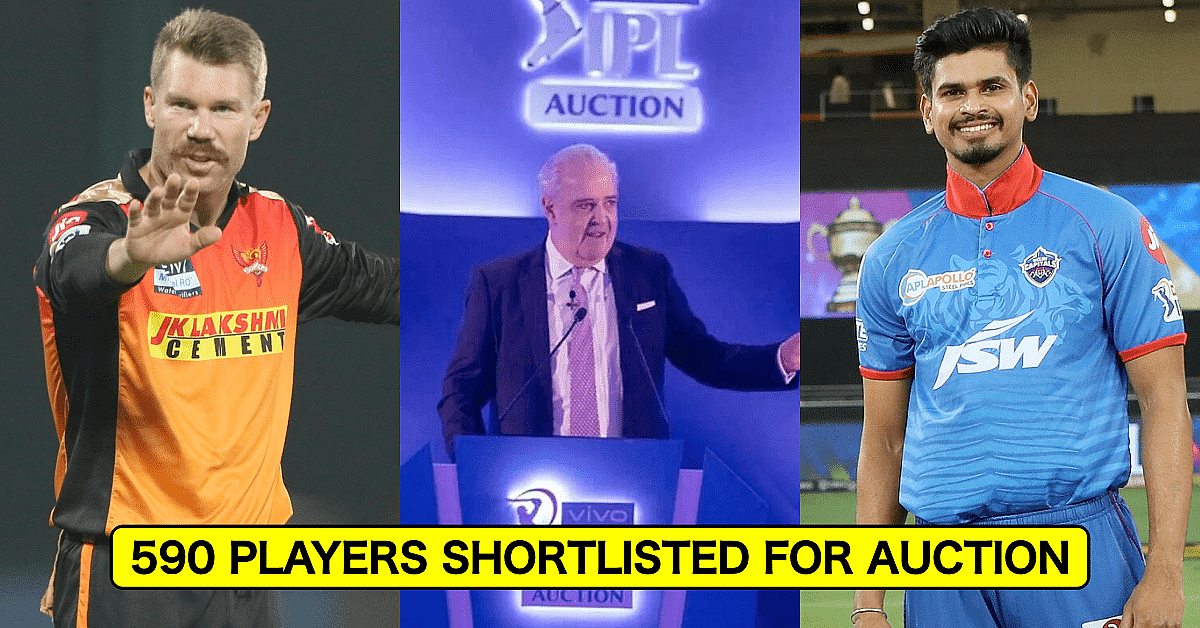 IPL Auction 2022: Fate of 590 players is at stake in the Mega Auction, 370 Indian Players and 220 Foreign Cricketers to Participate