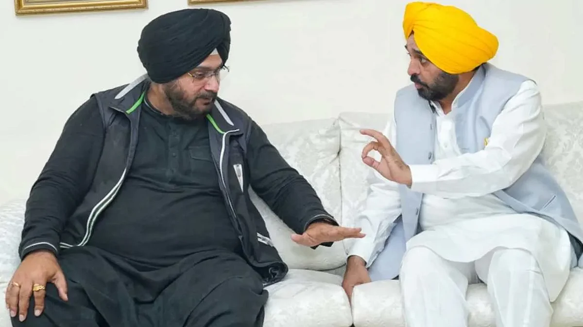 ‘Koi Taza Hawa Chali’? Sidhu states Bhagwant Mann genuine, Punjab Congress lashes