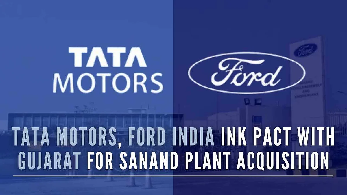 Tata Motors And Ford Ink Pact On Buying Sanand Plant