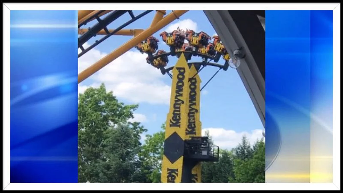 Riders Get Trapped Upside-Down In The Middle Of An Amusement Park Ride