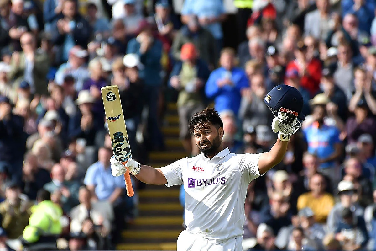 Rishabh Pant smashed a cracking century on day 1.
