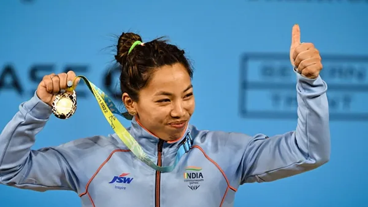 Mirabai Chanu Claims First Gold for India to Shatter World Record