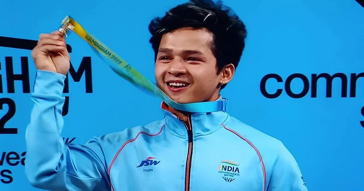 Jeremy with a gold medal