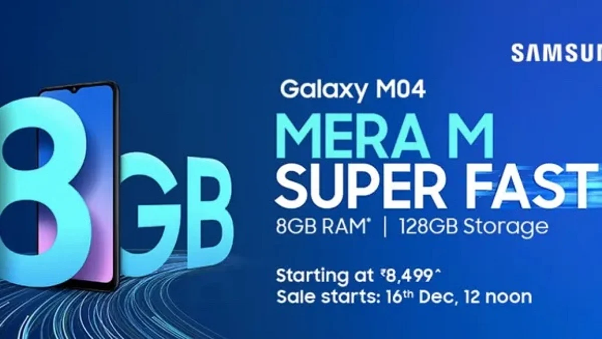 Samsung Launches New Budget Smartphone, Galaxy M04 Will Be Available In 8,499, Details Here
