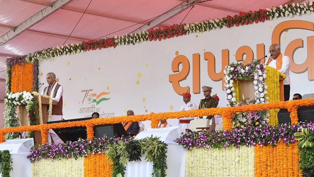 Bhupendra Patel Becomes Gujarat CM for 2nd Time