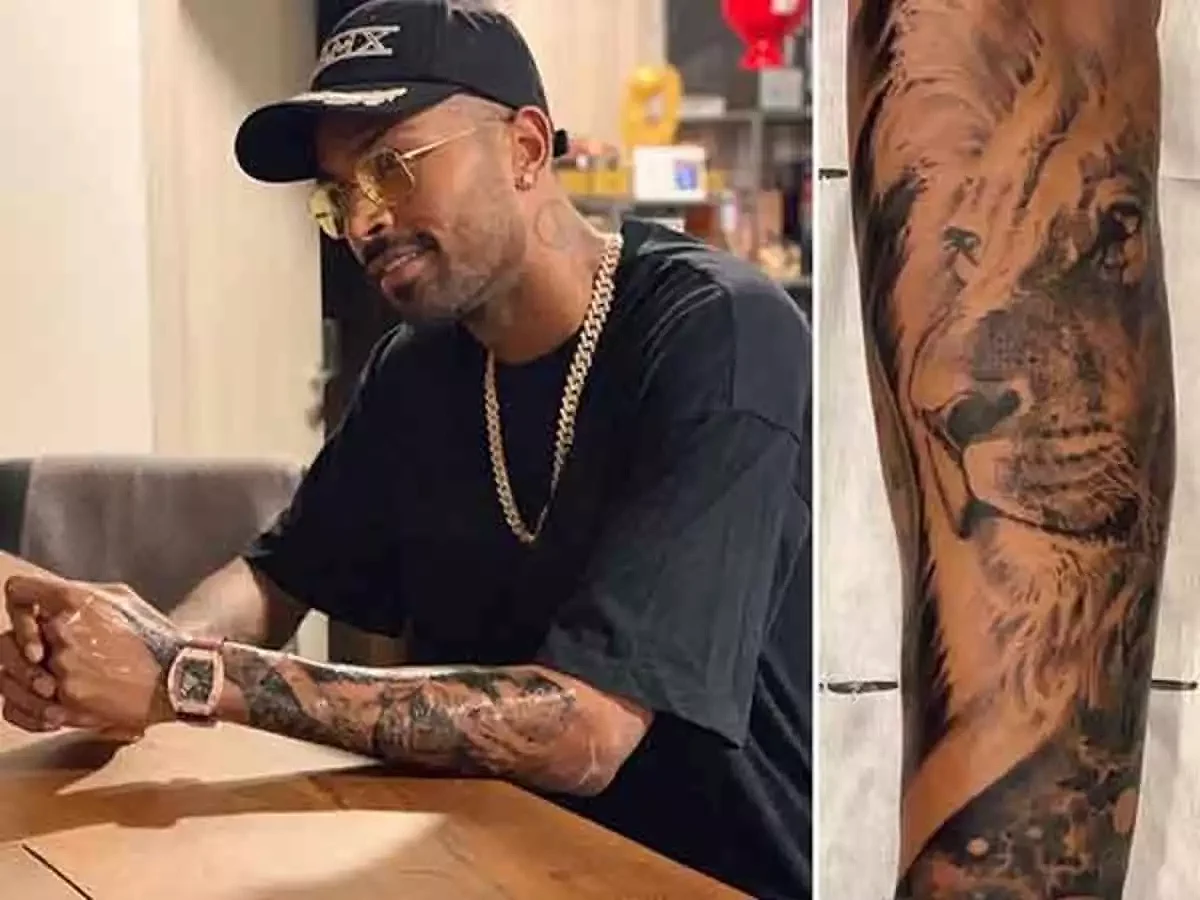 Hardik Pandya is crazy about tattoos