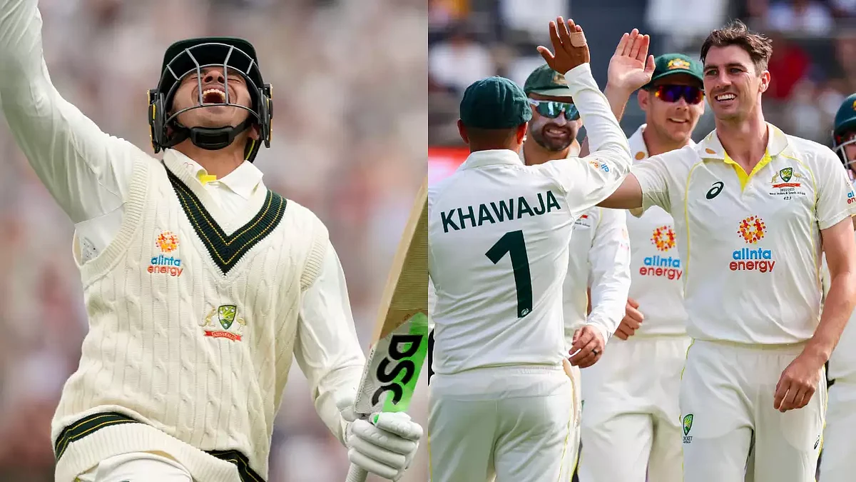 Pat Cummins declared the Australian innings when Usman Khawaja was nearing his Double Century in the third Test match at SCG