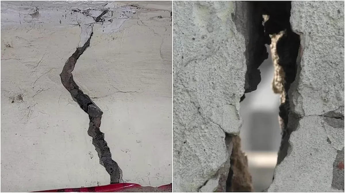 UP: Cracks in Houses in Aligarh after Joshimath, People in Panic