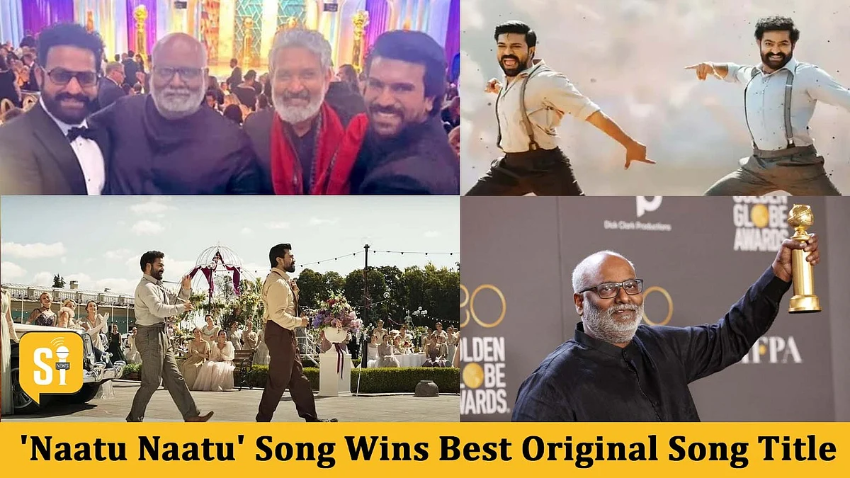 RRR's 'Naatu Naatu' Song Wins Best Original Song Title at Golden Globes 2023