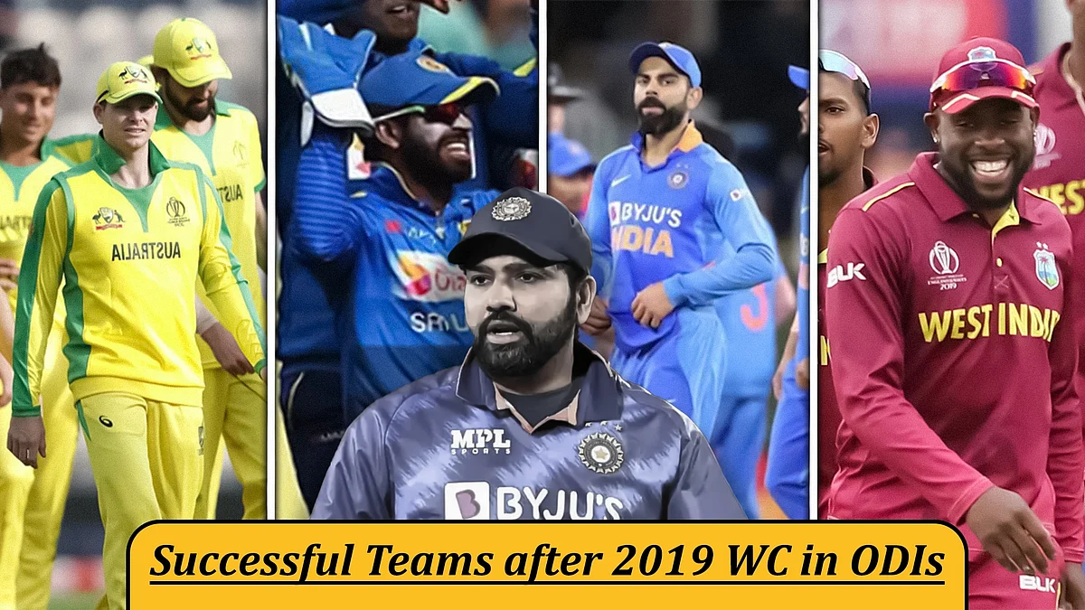 9 Successful Teams in ODI Cricket since 2019 World Cup