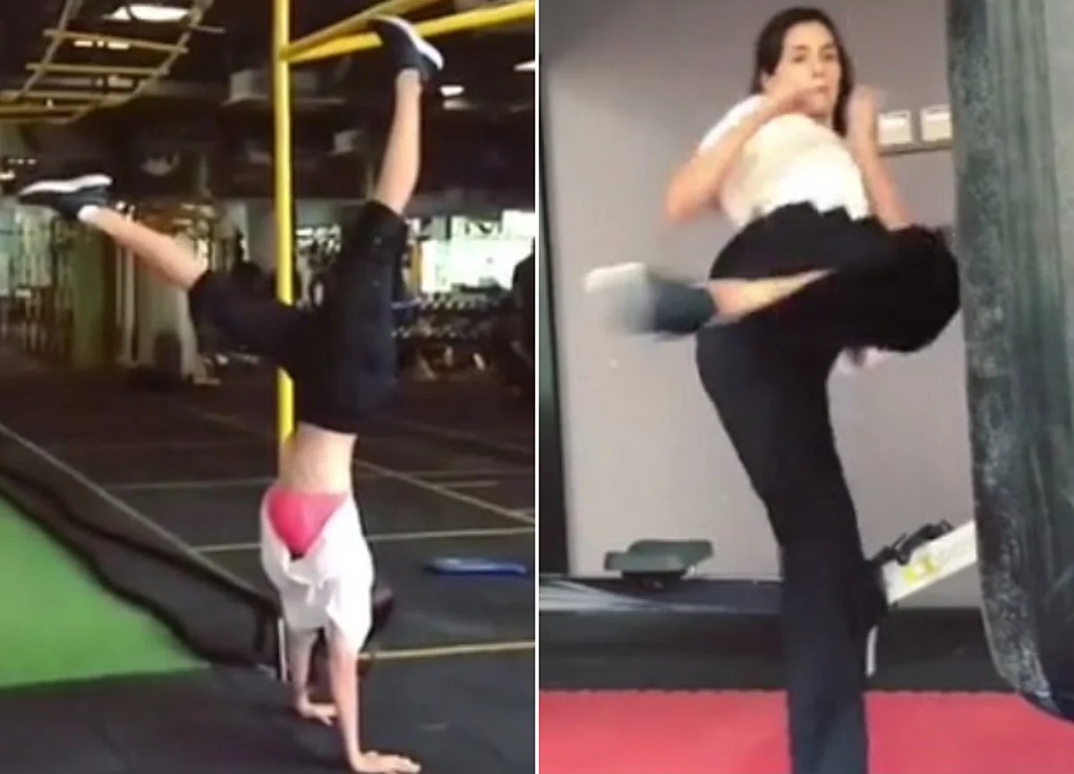 Watch video: Disha Patani Does Perfect Cartwheel with One Hand