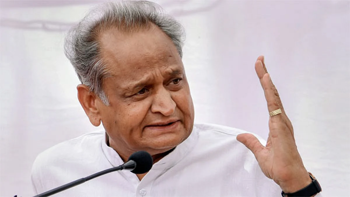 BJP Waives Debt of Rich and Congress Waives Debt of Poor: Ashok Gehlot