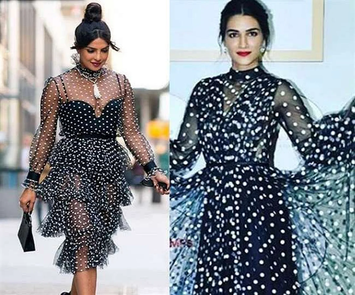 Priyanka Chopra and Kriti Sanon at New York Fashion Week
