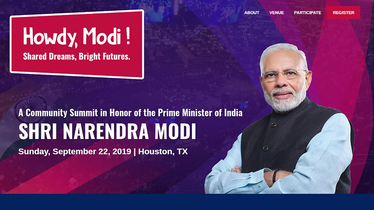 #HowdyModi: ‘Modi-Modi’, Poster-Fired Car Rally on Houston Streets