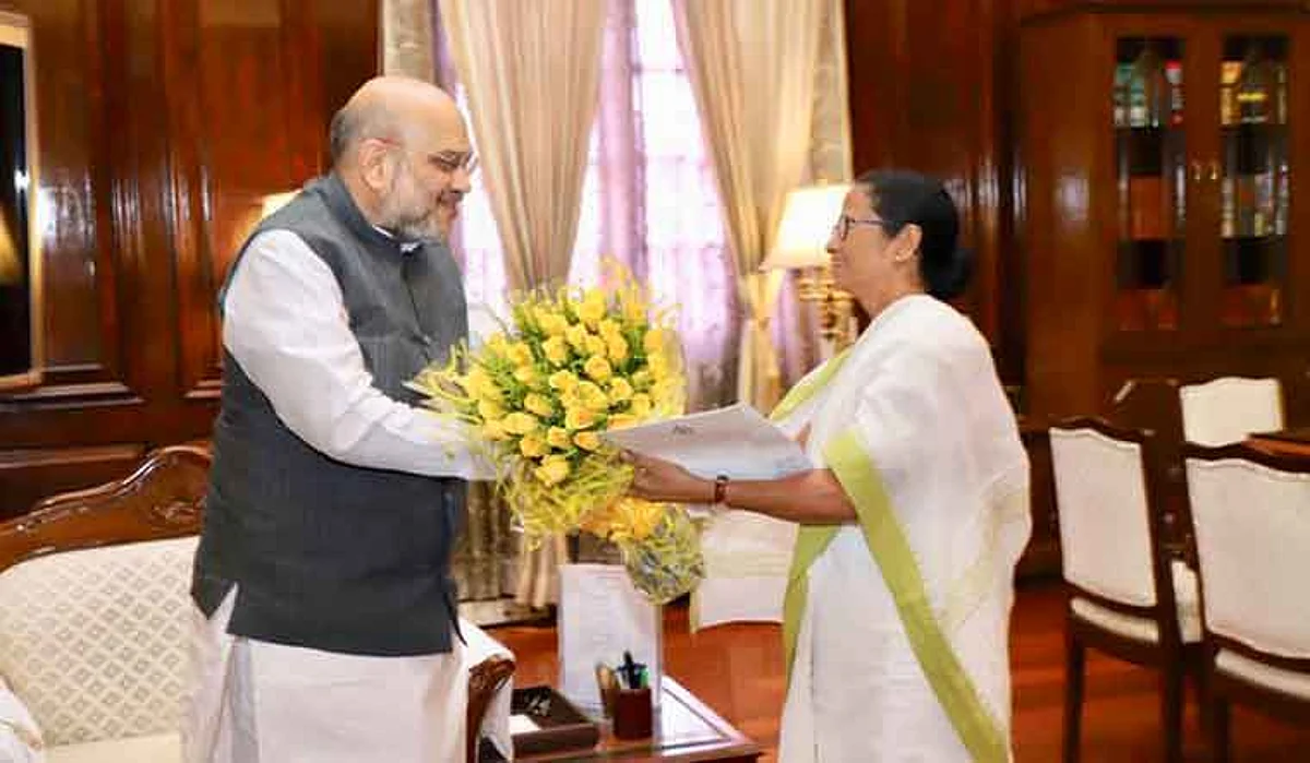 West Bengal Chief Minister Mamta Banerjee Meets Home Minister Amit Shah