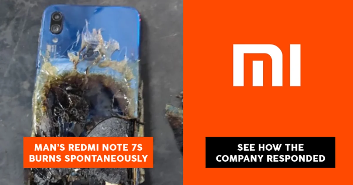 Redmi Note 7S Allegedly Explodes, Company says, ‘It’s a User’s Mistake’