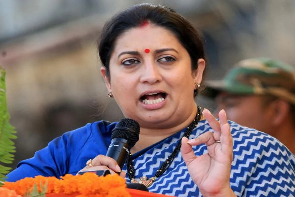 Vote in the Name of Development and Do Not Fall into the Trap of Opponents: Smriti Irani