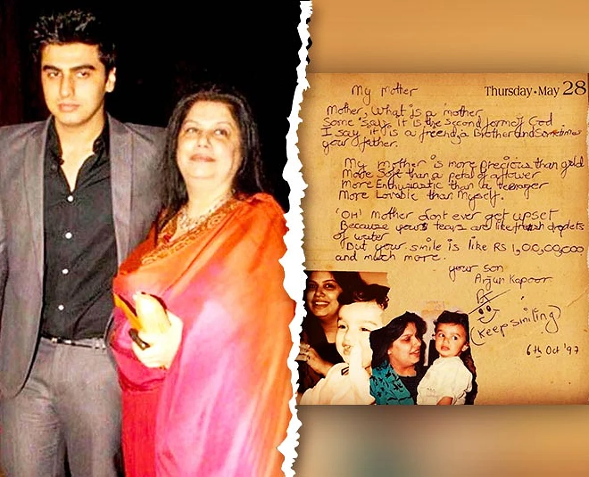 Arjun Kapoor Shares Handwritten Poem for Late Mother Mona Shourie Kapoor