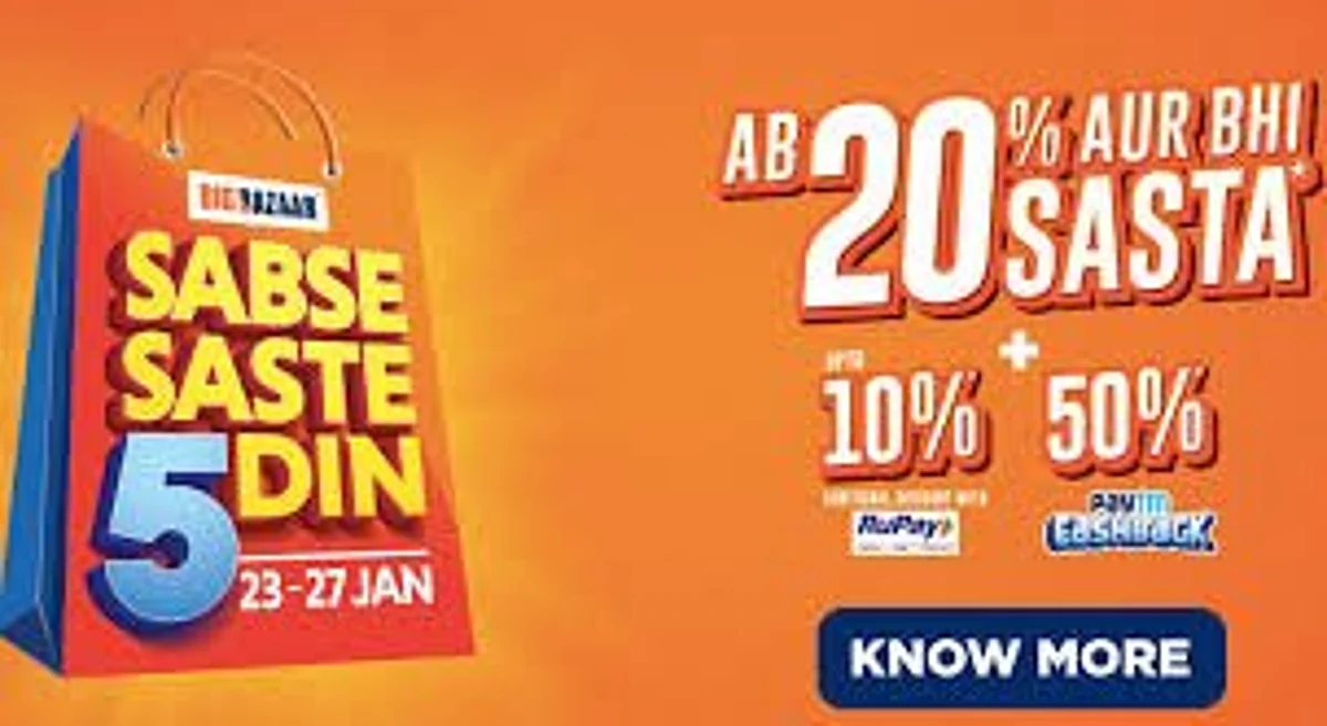 Big Bazaar: 43-inch TV is Available on Sale for Rs. 14999