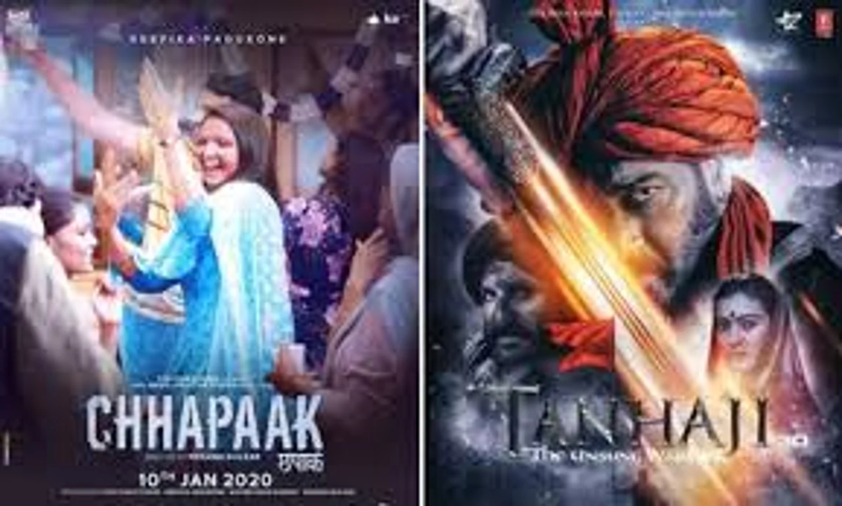 Tanhaji Vs Chhapaak Box Office Collection Day 8!!!