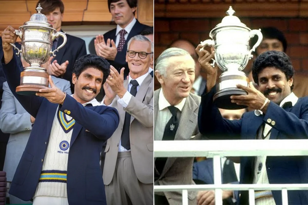 Ranveer Singh Lifted the Cricket World Cup Trophy; the Poster is Out form the Movie ‘83’