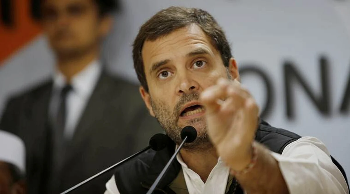 Former Congress President Rahul Gandhi, Image Credit: The Indian Express