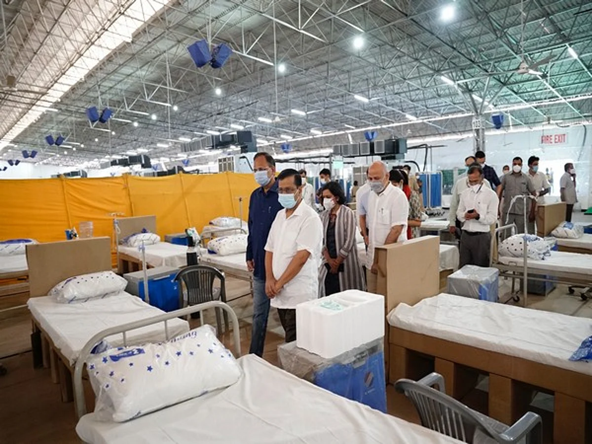 Delhi’s Sardar Patel Covid Care Centre starts functioning with 500 oxygen beds