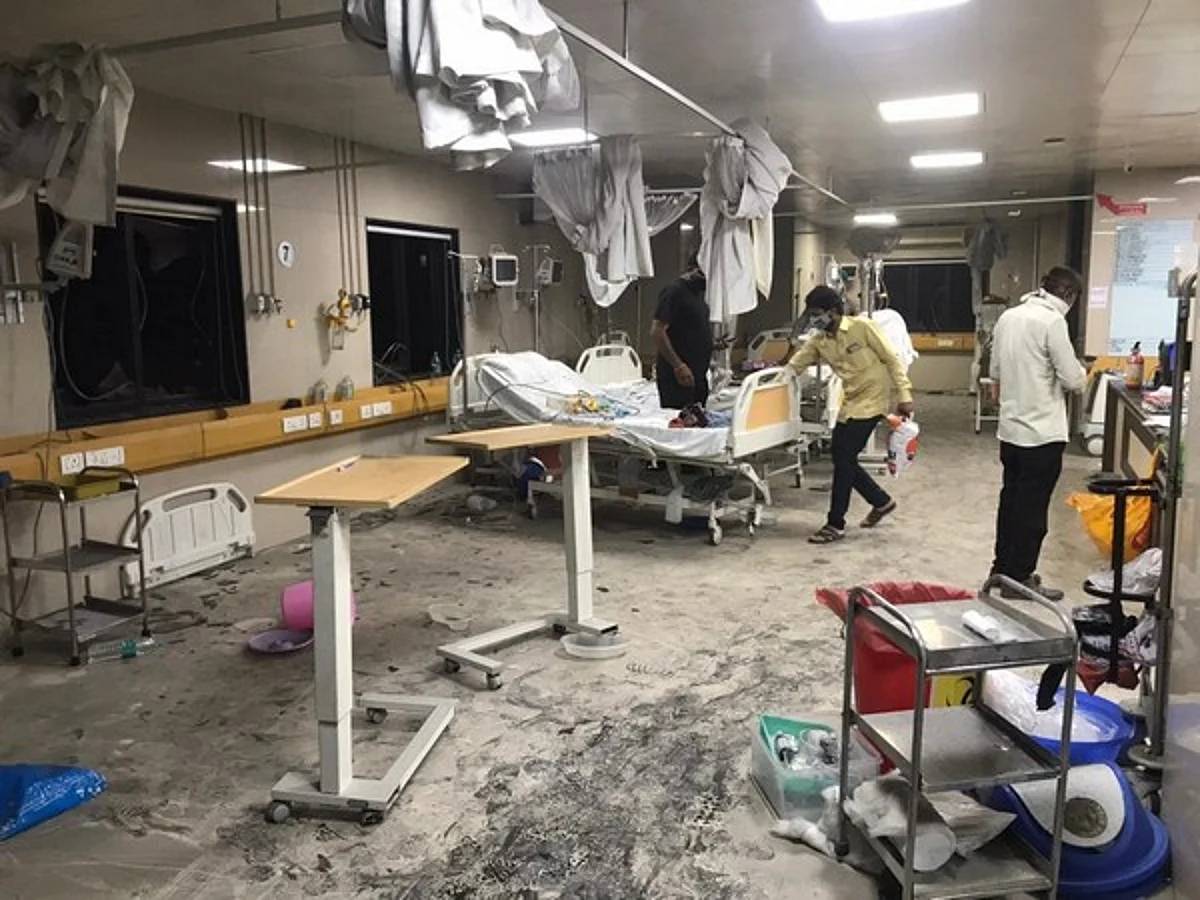 4 COVID patients dead in fire at Surat hospital