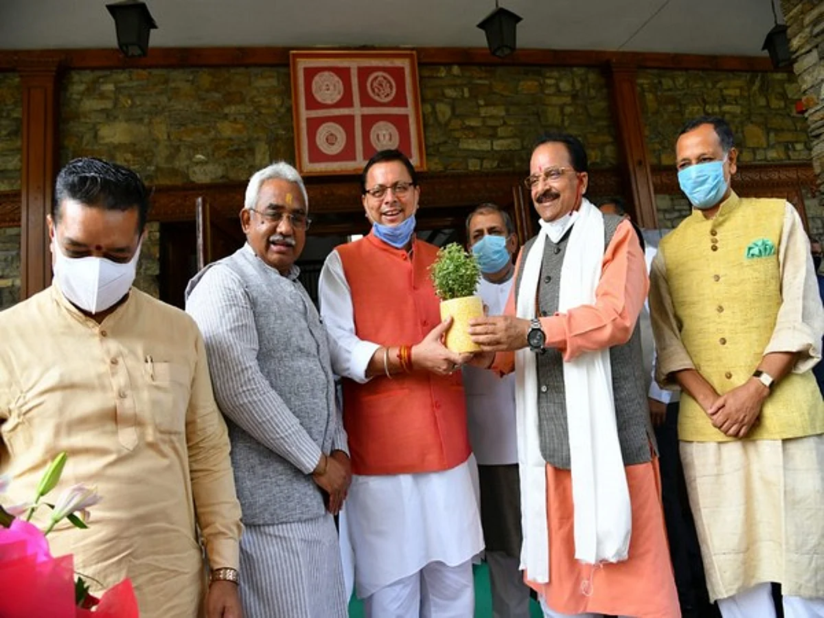 MoS Ajay Bhatt, Uttarakhand CM discuss possible measures to promote tourism
