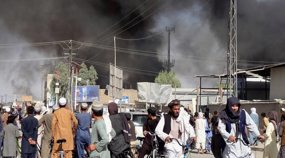 Peace At Gunpoint: Afghan Flag Hoisted While Taliban Continues Firing