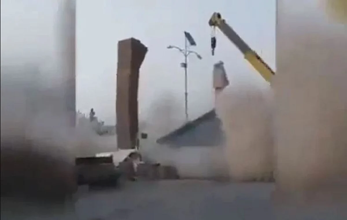 Terrorists now Demolished the World Famous ‘Ghazni Gate’