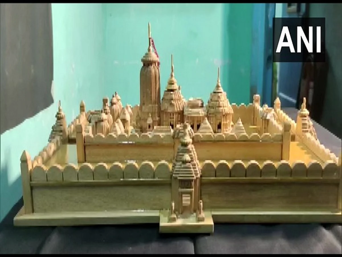 Odisha youth makes miniature wooden replica of Puri’s Jagannath Temple