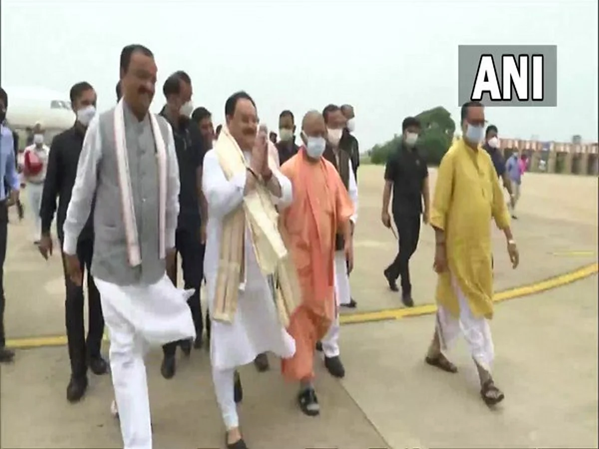 BJP chief JP Nadda arrives in Lucknow to address meeting of district council presidents, block chiefs