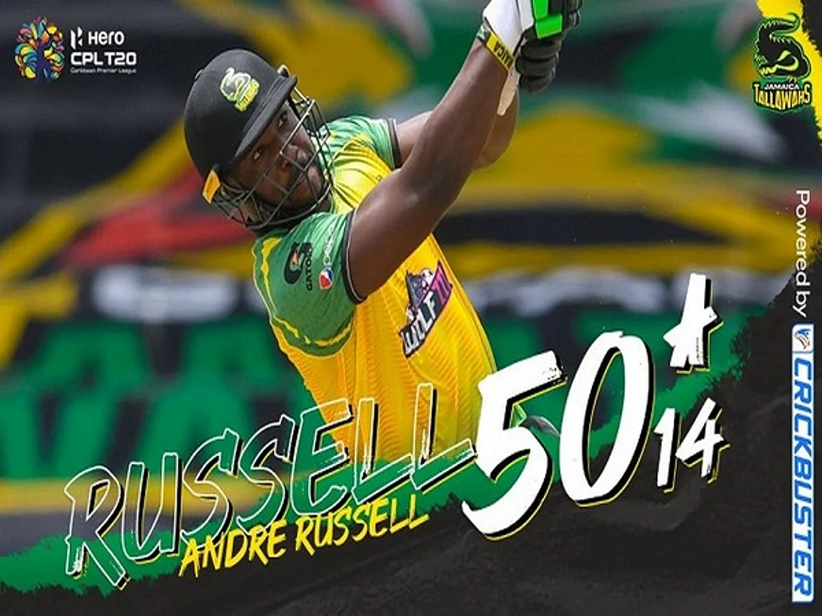 Andre Russell Slams Quickest-ever CPL Half-Century