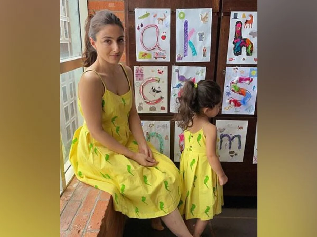Soha Ali Khan shares adorable snap of daughter Inaaya taking first step to ‘big school’