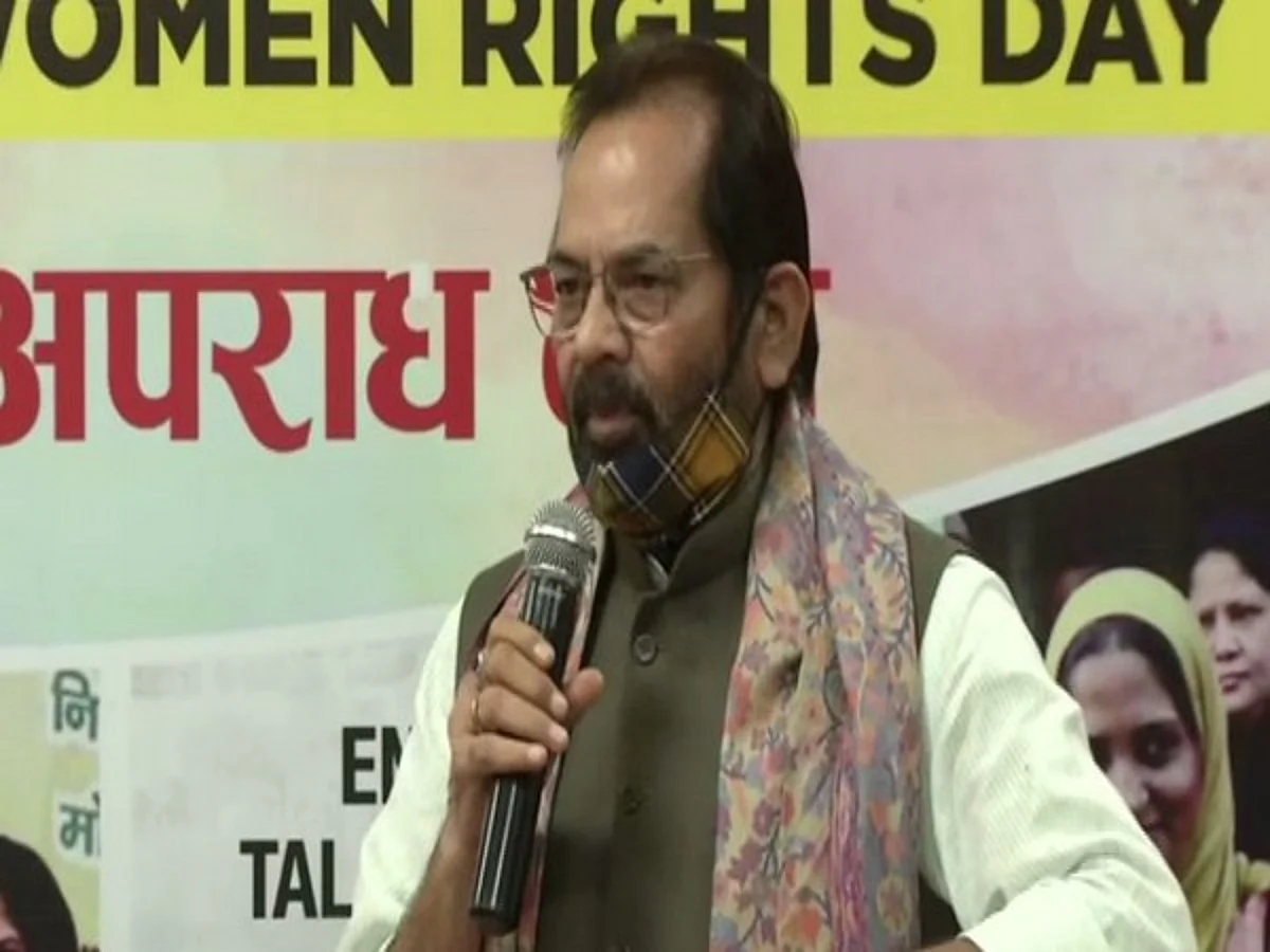 Cases of triple talaq dropped by 80 pc after enactment of law: Naqvi