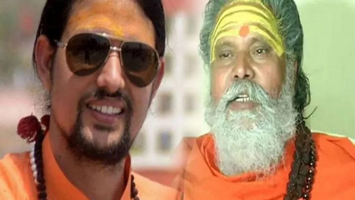Anand Giri brought from Haridwar to Prayagraj by UP Police