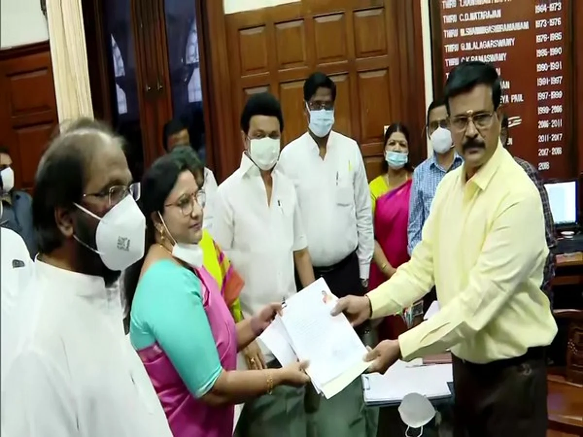 Two DMK candidates file nominations for Rajya Sabha bypolls from Tamil Nadu
