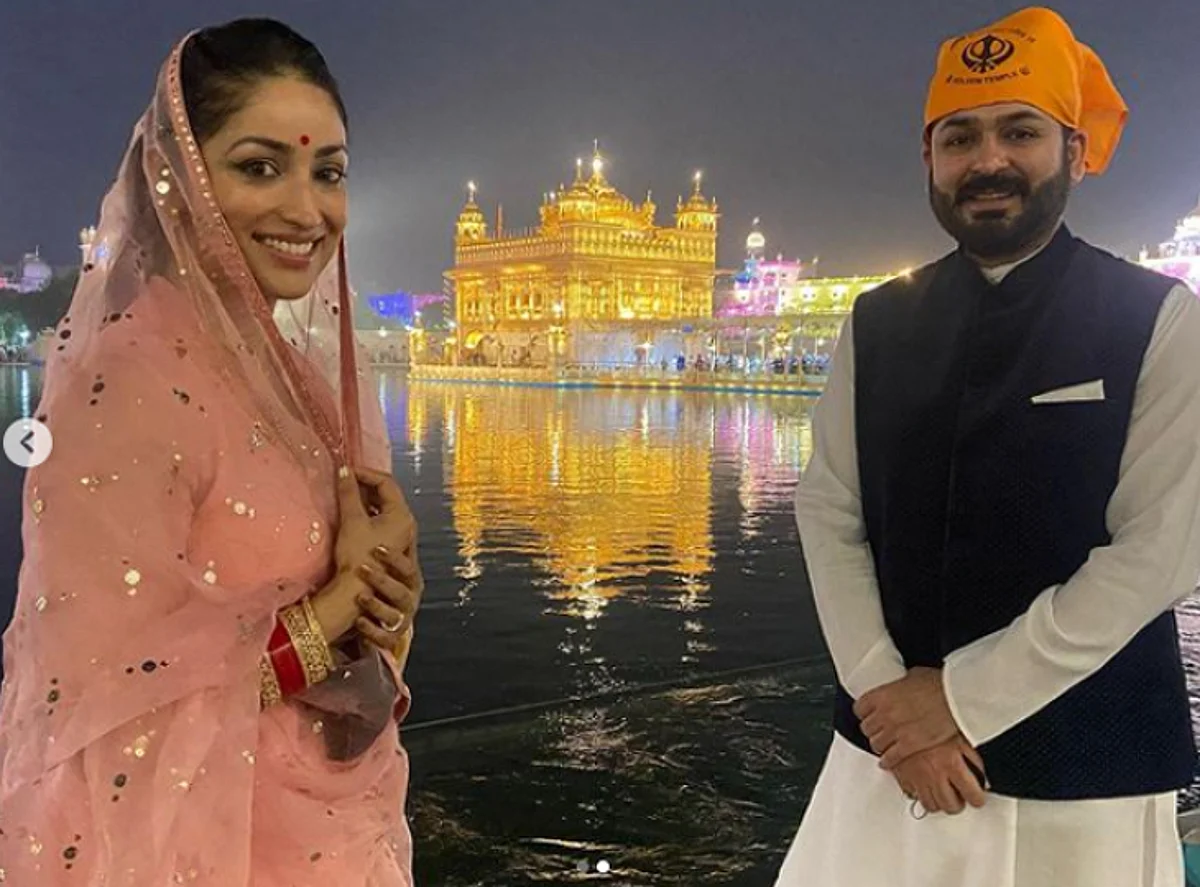 Yami Gautam appeared with husband Aditya Dhar in Golden Temple after Secret Wedding