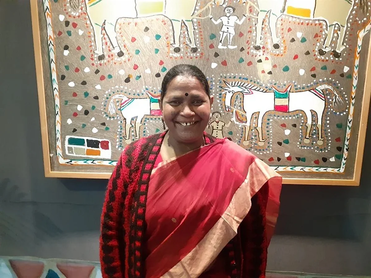 Bhil Artist Bhuri Bai from MP has been Honored with Padma Shri