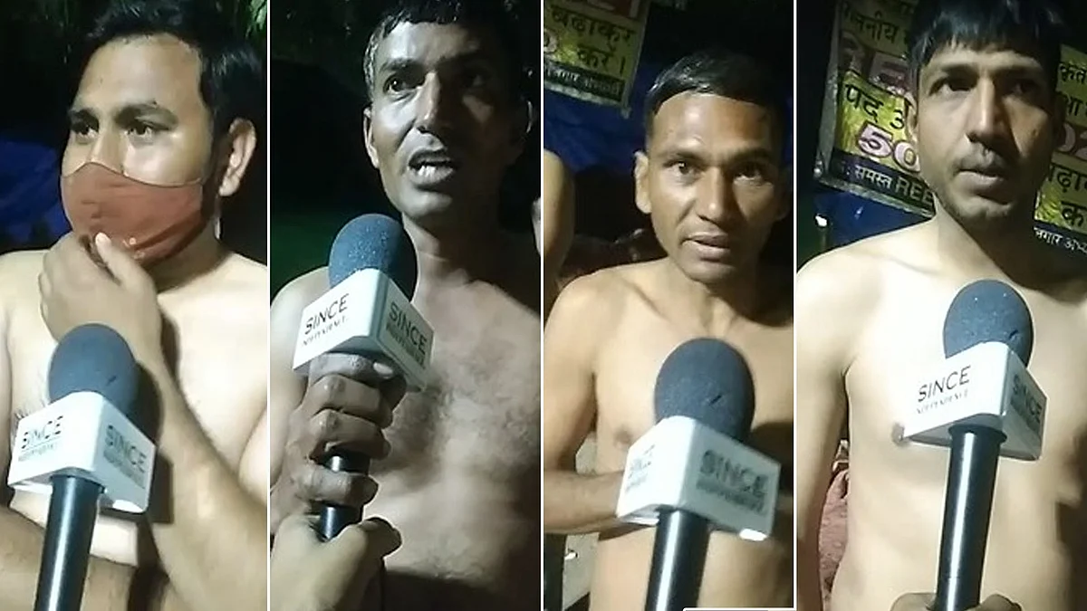 Since Independence Ground Zero से LIVE: पहले मुर्गा फिर मुंडन अब रात 2 बजे हाड़ कंपाने वाली सर्दी में अर्धनग्न प्रदर्शन