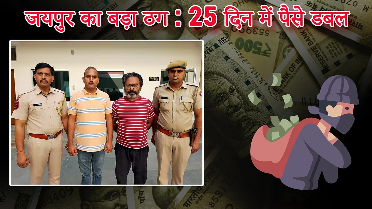 जयपुर का बड़ा ठग : 25 दिन में पैसे डबल करने का दिया झांसा,1 करोड़ 65 लाख रूपए की ठगी,कई शहरो में खोली ठग कम्पनिया