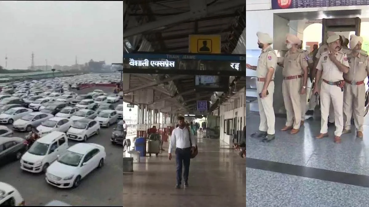 Agnipath Protest: Bharat Band के चलते 181 मेल एक्सप्रेस रद्द, दिल्ली में लगा भारी जाम, अलर्ट पर कई राज्य